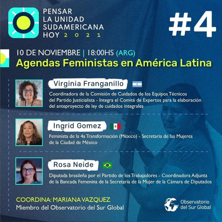 Pensar la Unidad Sudamericana hoy | Agenda feminista en América Latina